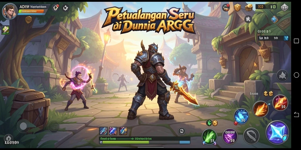 Tampilan gameplay ADI99 yang penuh aksi dan petualangan seru.