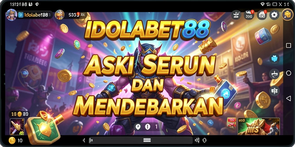 Tampilan gameplay seru IDOLABET88 dengan aksi mendebarkan.