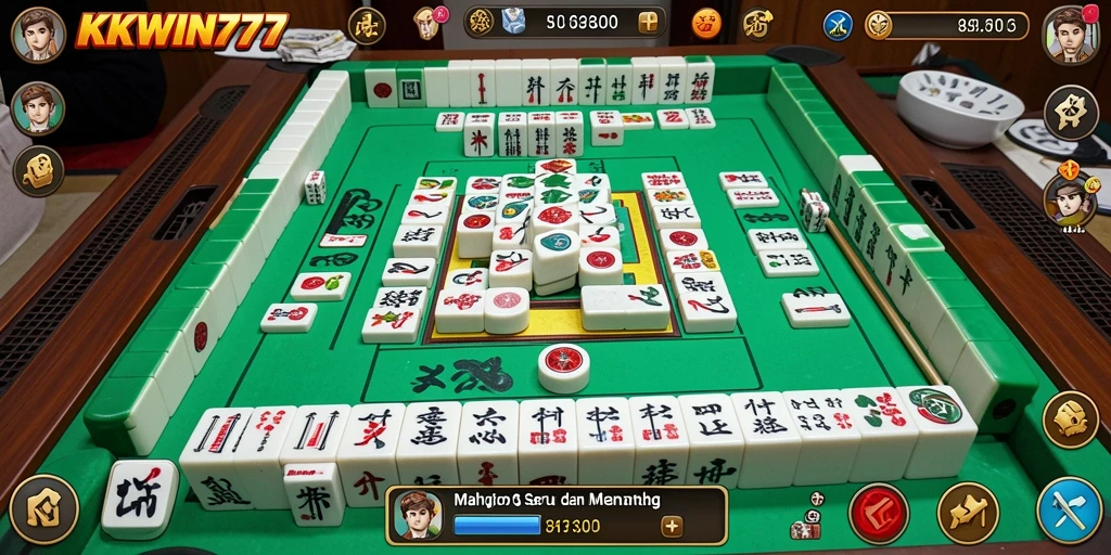 Screenshot KKWIN777 menampilkan gameplay Mahjong yang menarik dan interaktif.