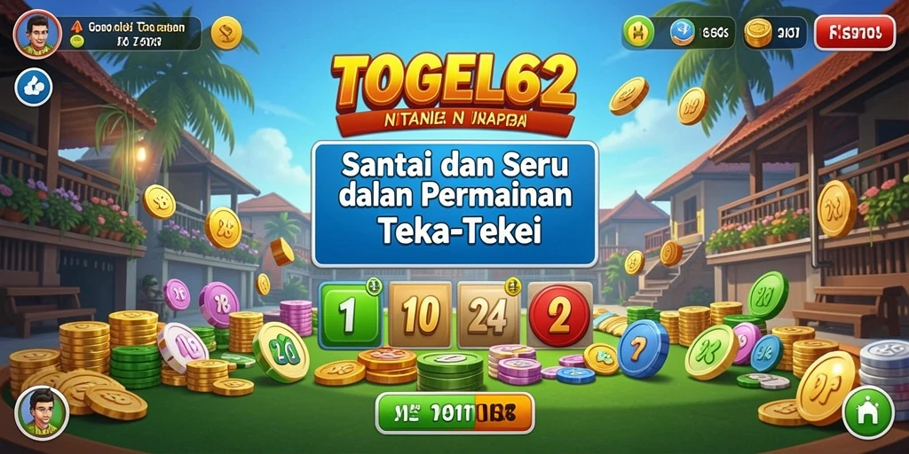 Tampilan gameplay TOGEL62 yang menarik dan penuh warna.
